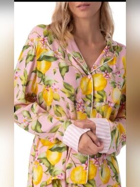 NWT PJ SALVAGE Women's Loungewear in Full Bloom Long Sleeve Top SIZE XS